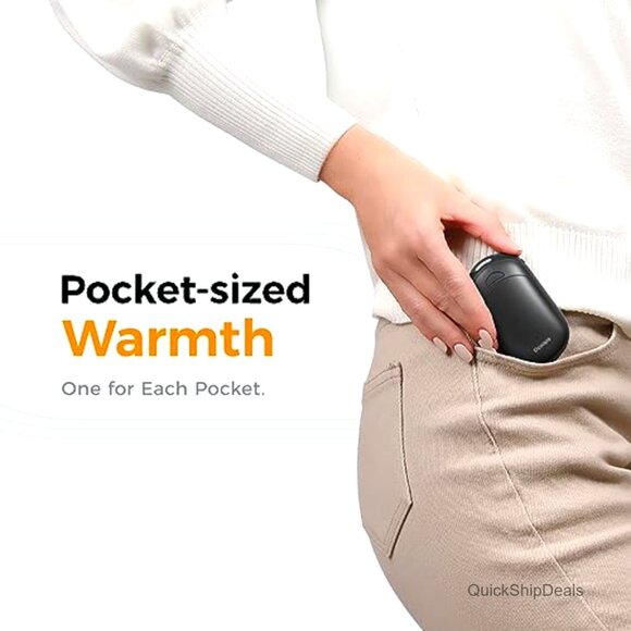 Rechargeable Magnetic Hand Warmers 2 Pack, 3 Heat Settings, Pocket-Sized - Picture 4 of 6